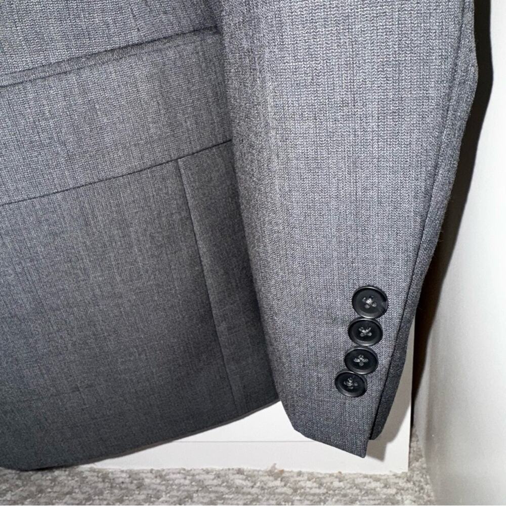 Pronto Uomo The Men's Warehouse Modern Fit Wool Blend Suit Charcoal Gray 36R - Picture 6 of 16